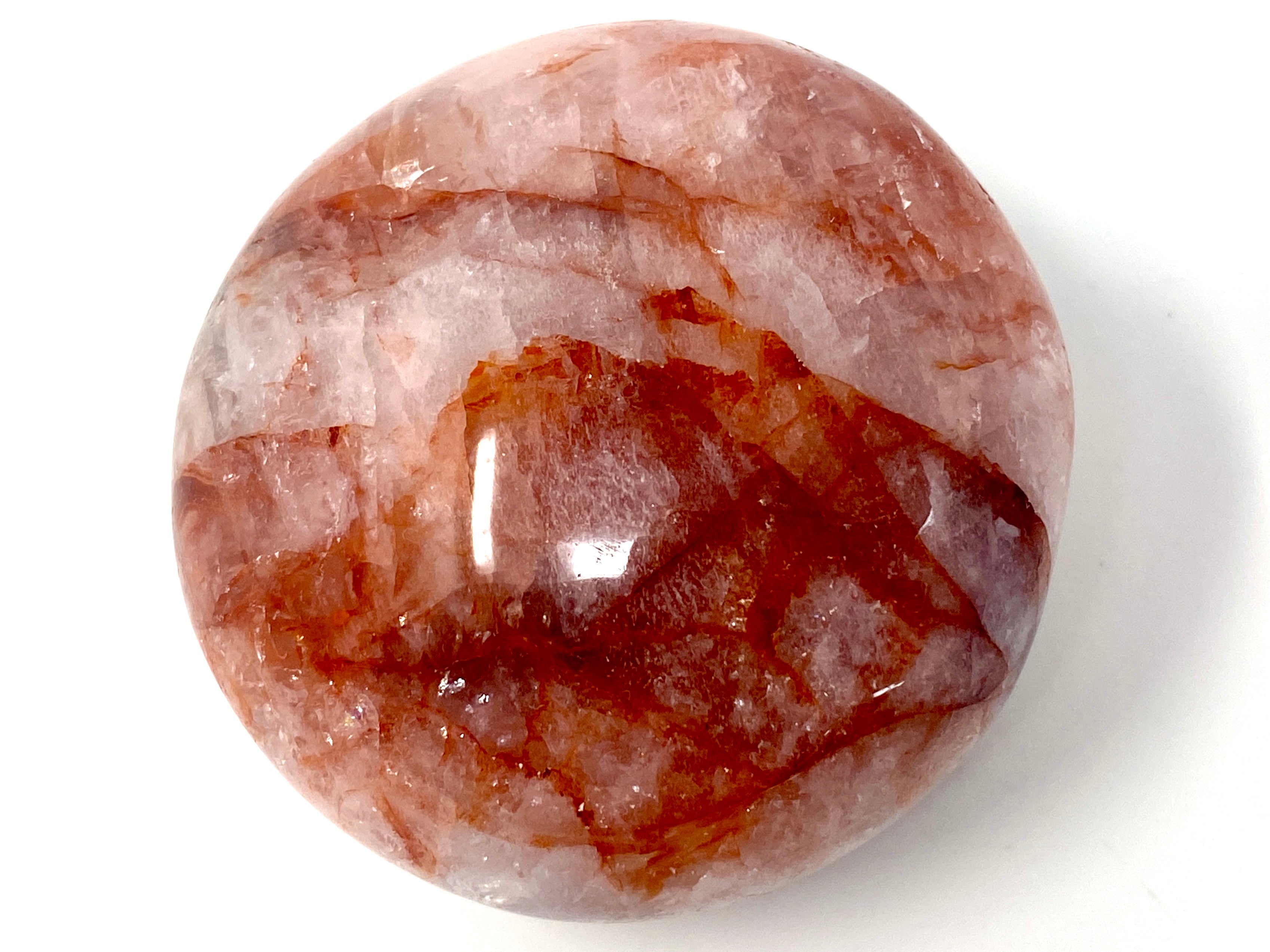 Hematoid Quartz Palm Stones & Pebbles Buy Fire Quartz Crystals