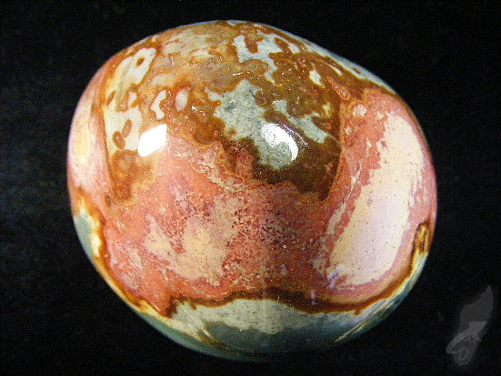 Large Polychrome Jasper Crystal Pebble 7.2cm