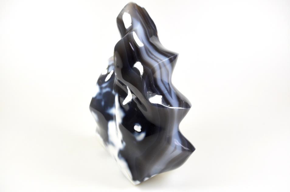 Large Orca Agate Crystal Flame Shape 20cm