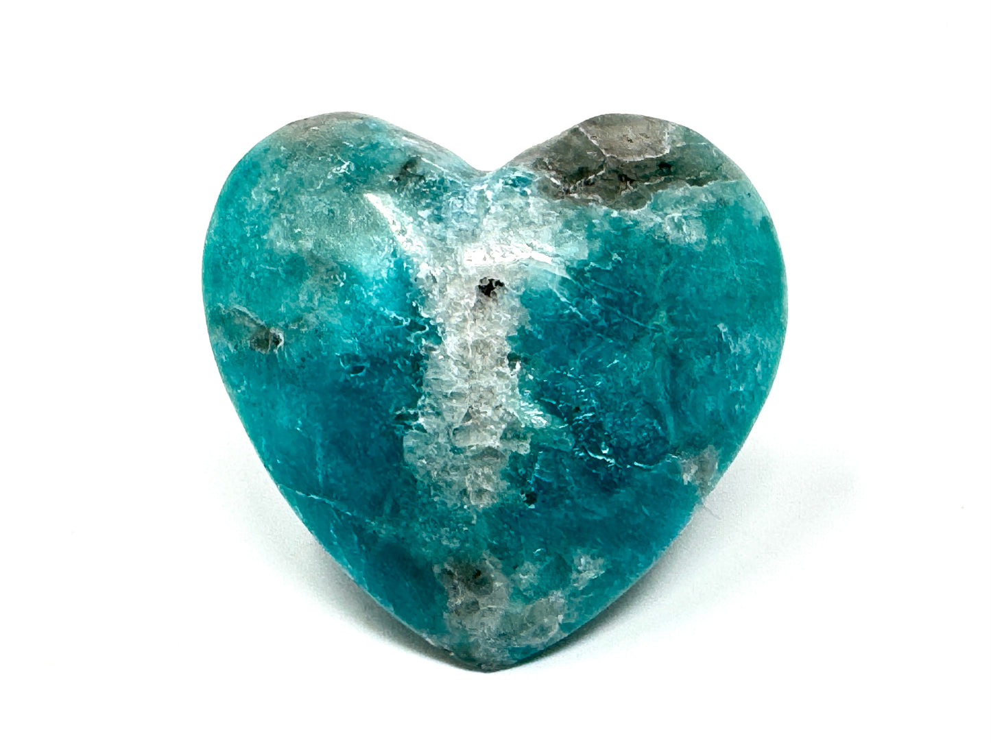 Amazonite Crystal Heart 5cm