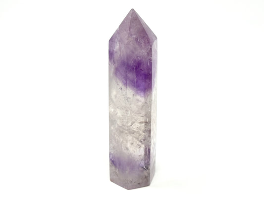 Amethyst Phantom Quartz Crystal Point 10cm