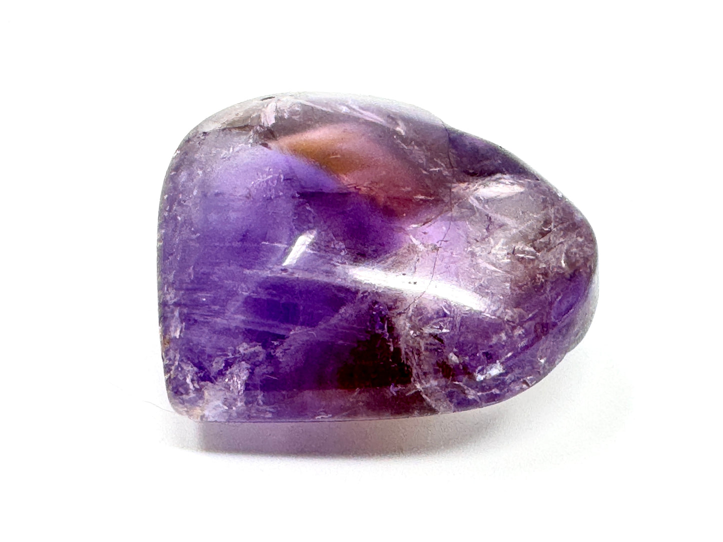 Ametrine Quartz Crystal Heart 4.3cm