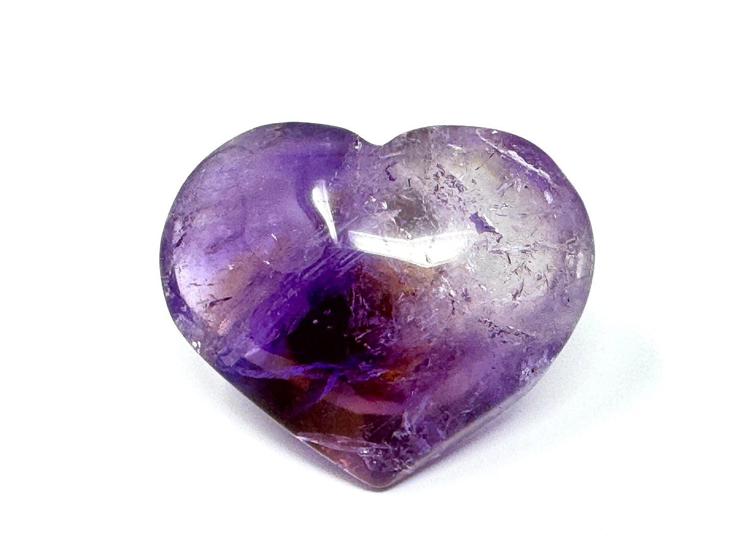 Ametrine Quartz Crystal Heart 4.7cm