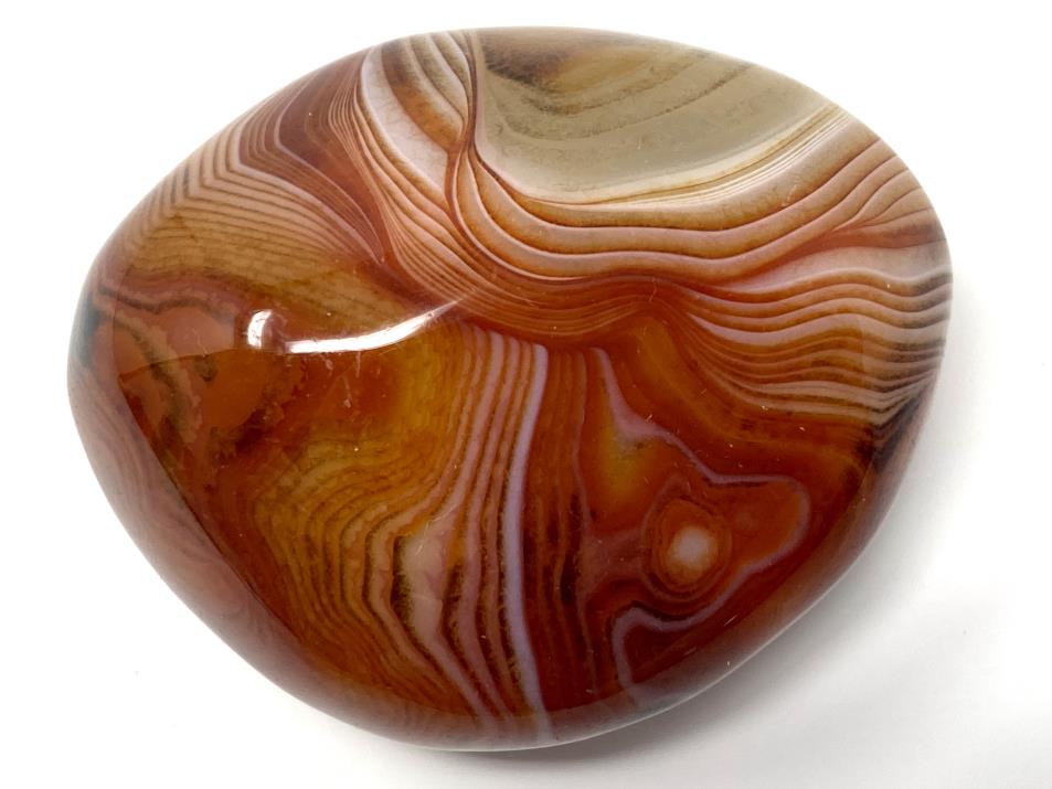Banded Agate Crystal Pebble 5.8cm