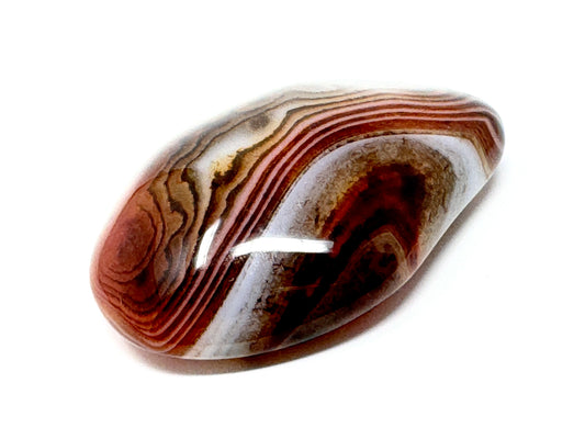 Banded Agate Crystal Pebble 6cm
