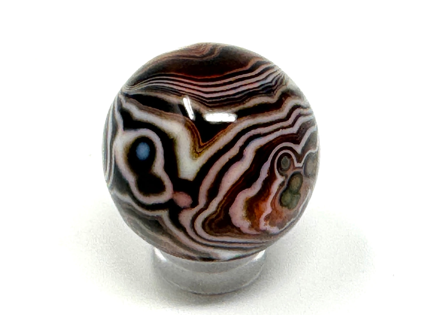 Banded Agate Crystal Sphere 3cm