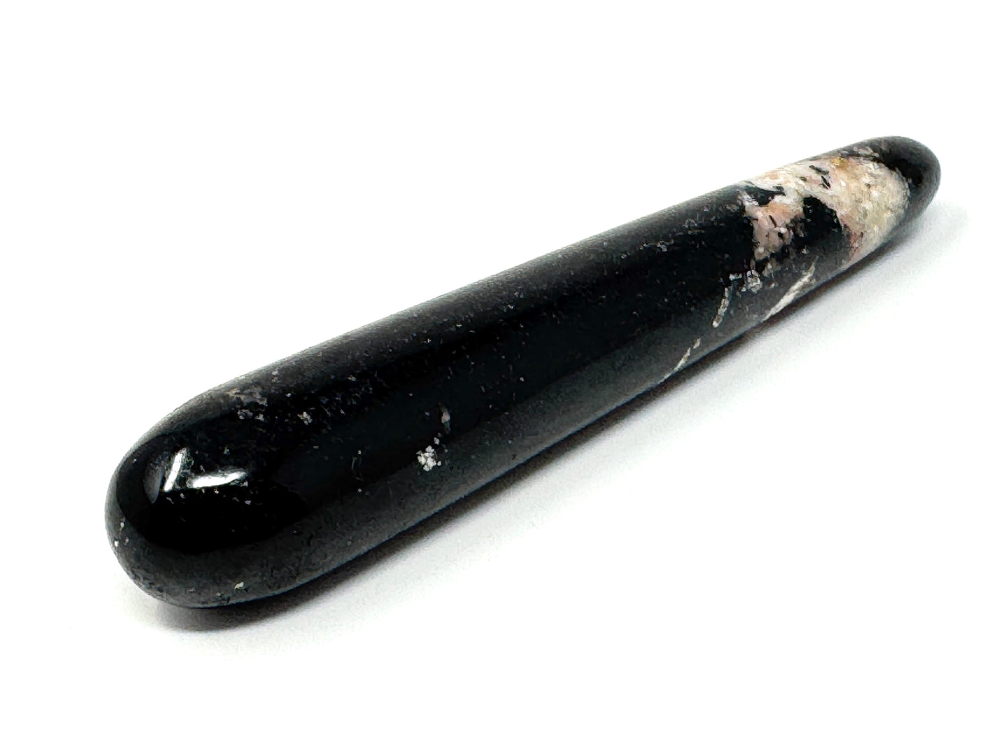 Black Tourmaline Crystal Massage Wand 11.3cm