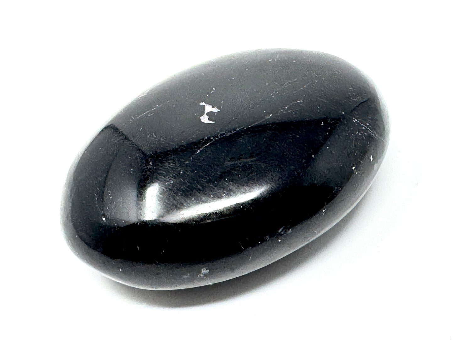 Black Tourmaline Crystal Pebble 5.4cm