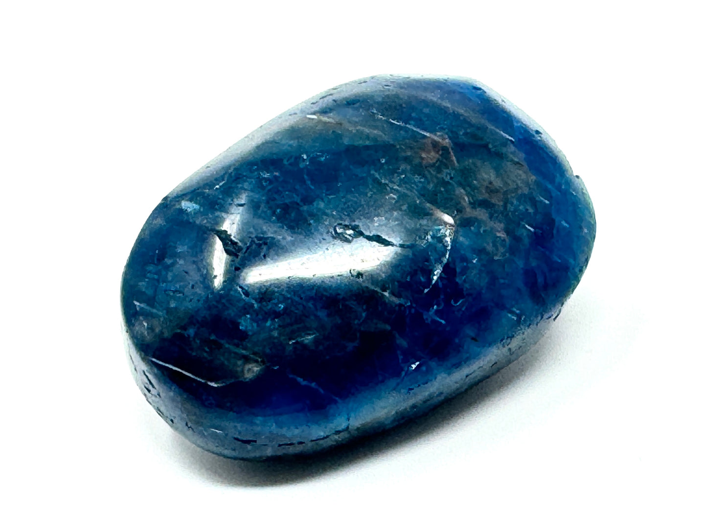 Blue Apatite Crystal Pebble 5.1cm