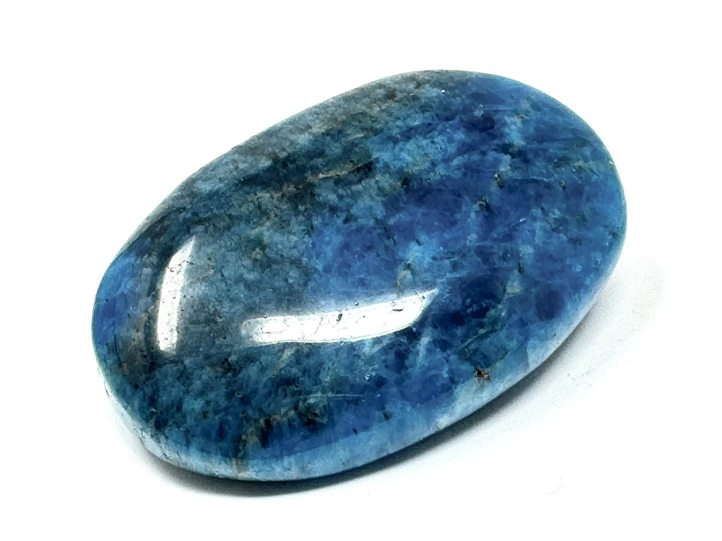 Blue Apatite Crystal Pebble 5.2cm