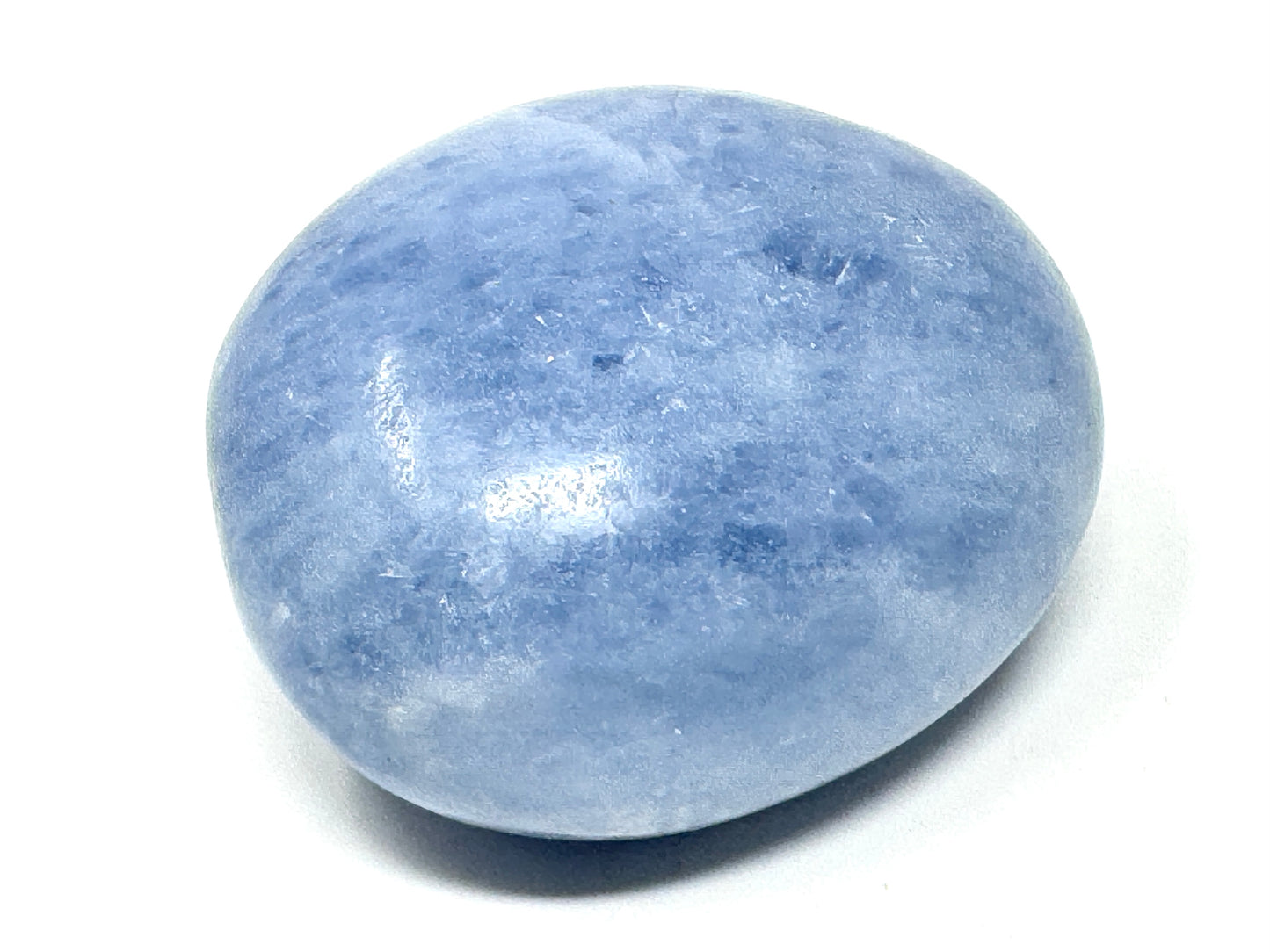Blue Calcite Crystal Pebble 5.4cm