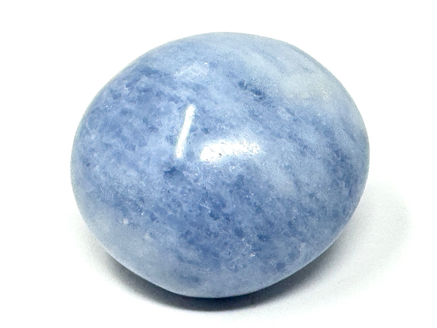 Blue Calcite Crystal Pebble 5cm