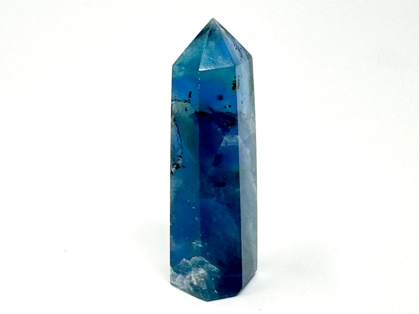 Blue Fluorite Crystal Point 7.8cm