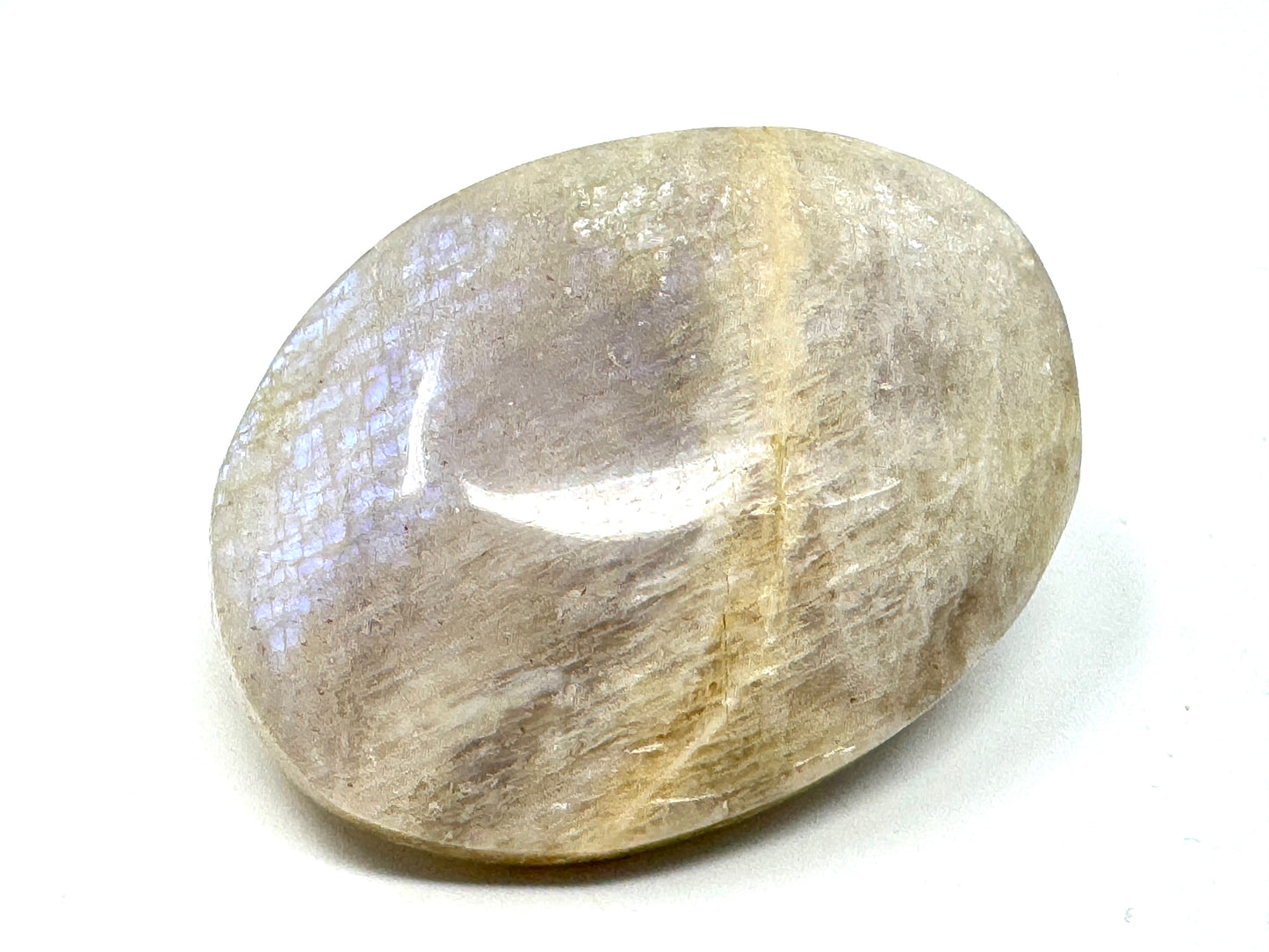 Blue Moonstone Crystal Pebble 6cm