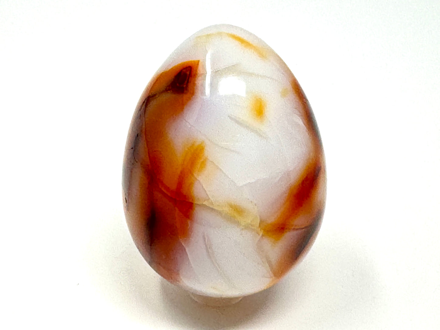 Carnelian Crystal Egg 6.8cm