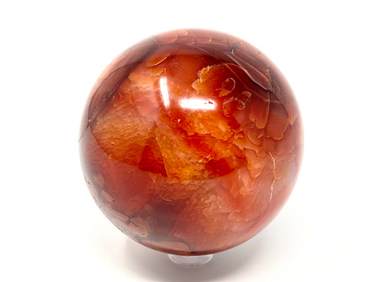 Large Carnelian Crystal Sphere 7.2cm