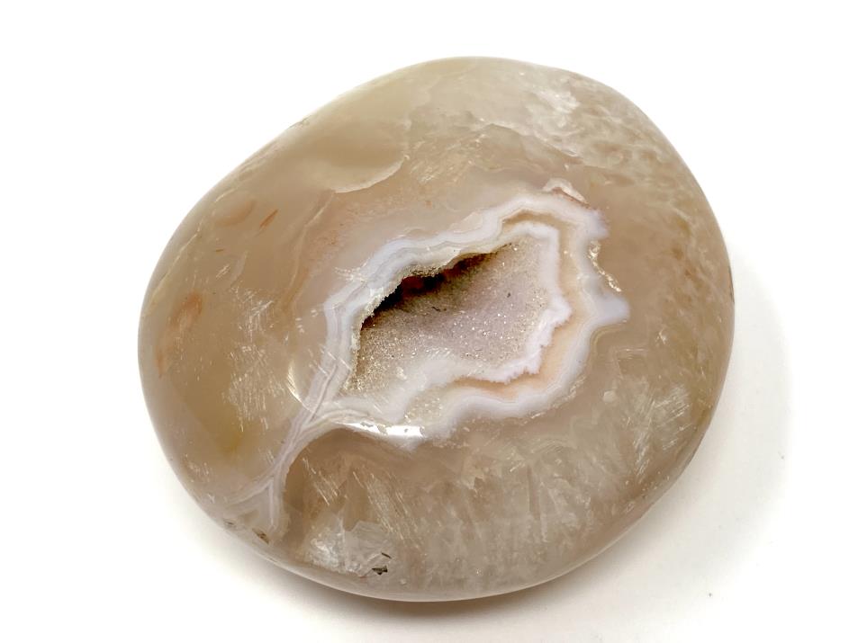 Large Druzy Cherry Blossom Agate Crystal Pebble 7.6cm