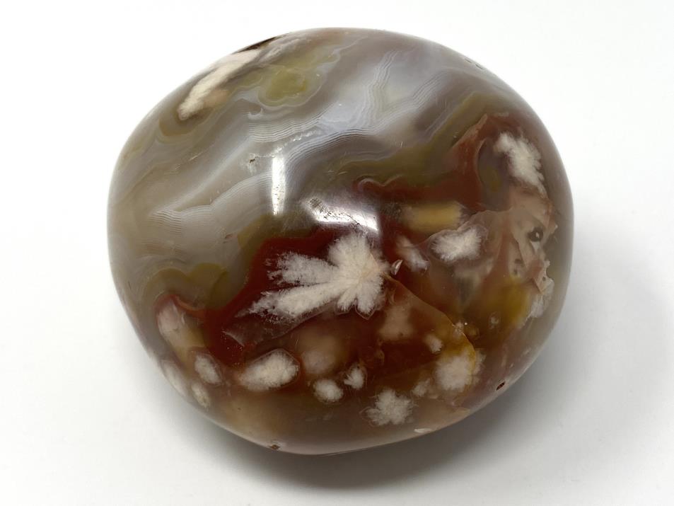 Large Cherry Blossom Agate Crystal Pebble 7.1cm