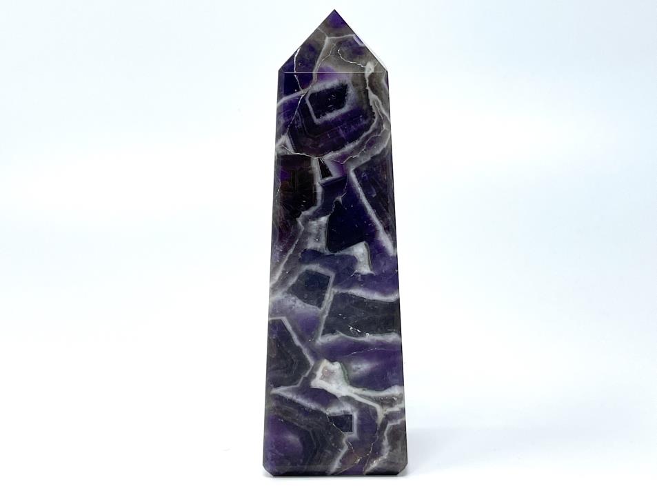 Large Chevron Amethyst Crystal Tower 15cm