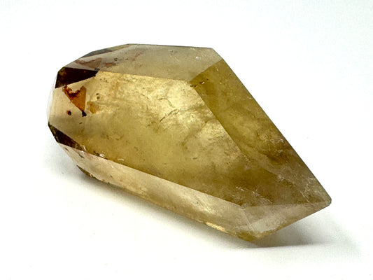 Natural Citrine Quartz Crystal Double Terminated 9.4cm