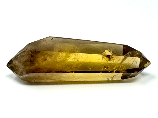 Natural Citrine Quartz Crystal Double Terminated 7.3cm