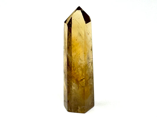 Natural Citrine Quartz Crystal Point 6.5cm