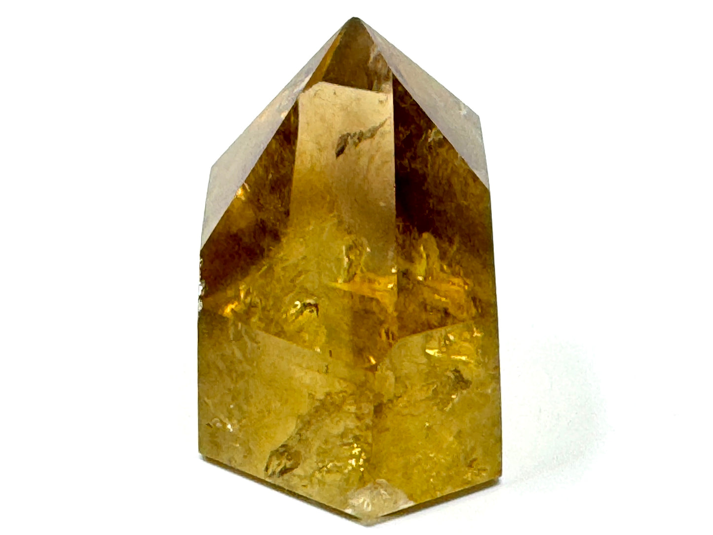 Natural Citrine Quartz Crystal Point 5.3cm