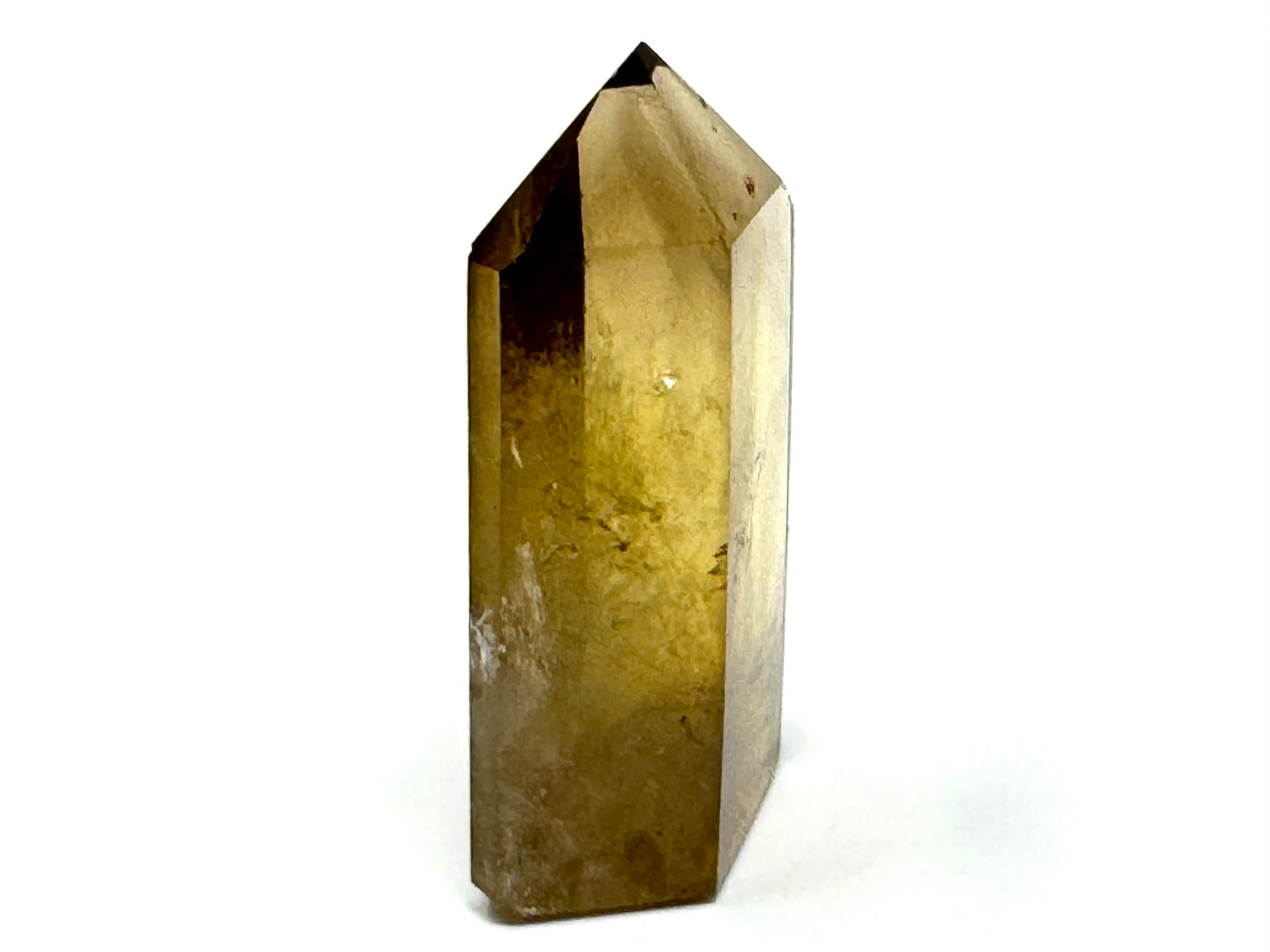 Natural Citrine Quartz Crystal Point 6cm