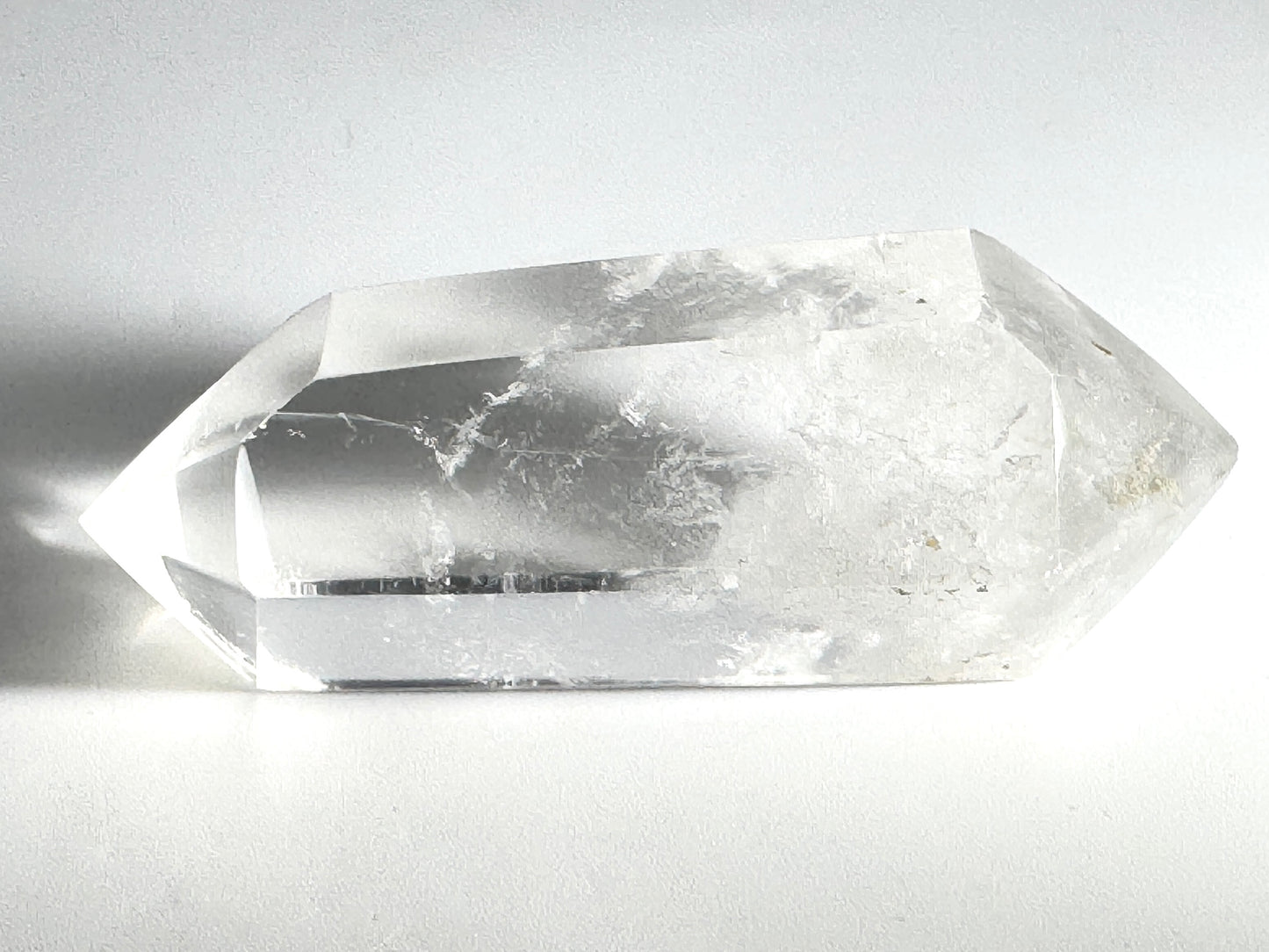 Clear Quartz Double Terminated Crystal Point 8cm