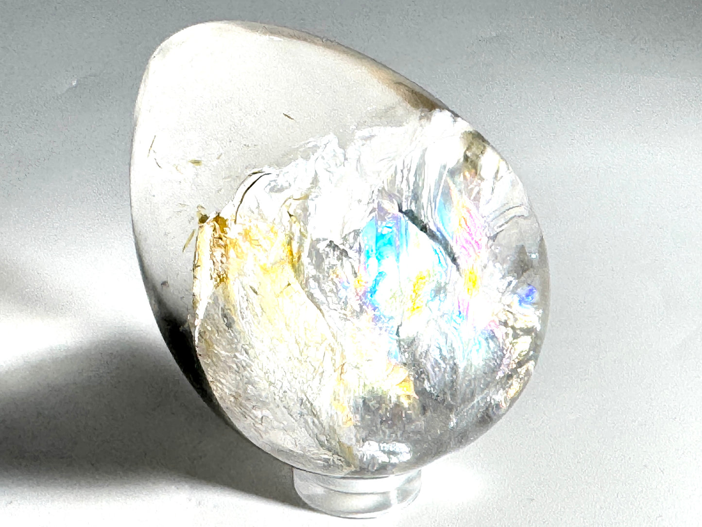 Clear Quartz Crystal Egg 6.3cm