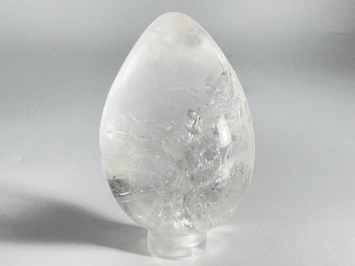 Clear Quartz Crystal Egg 5.7cm
