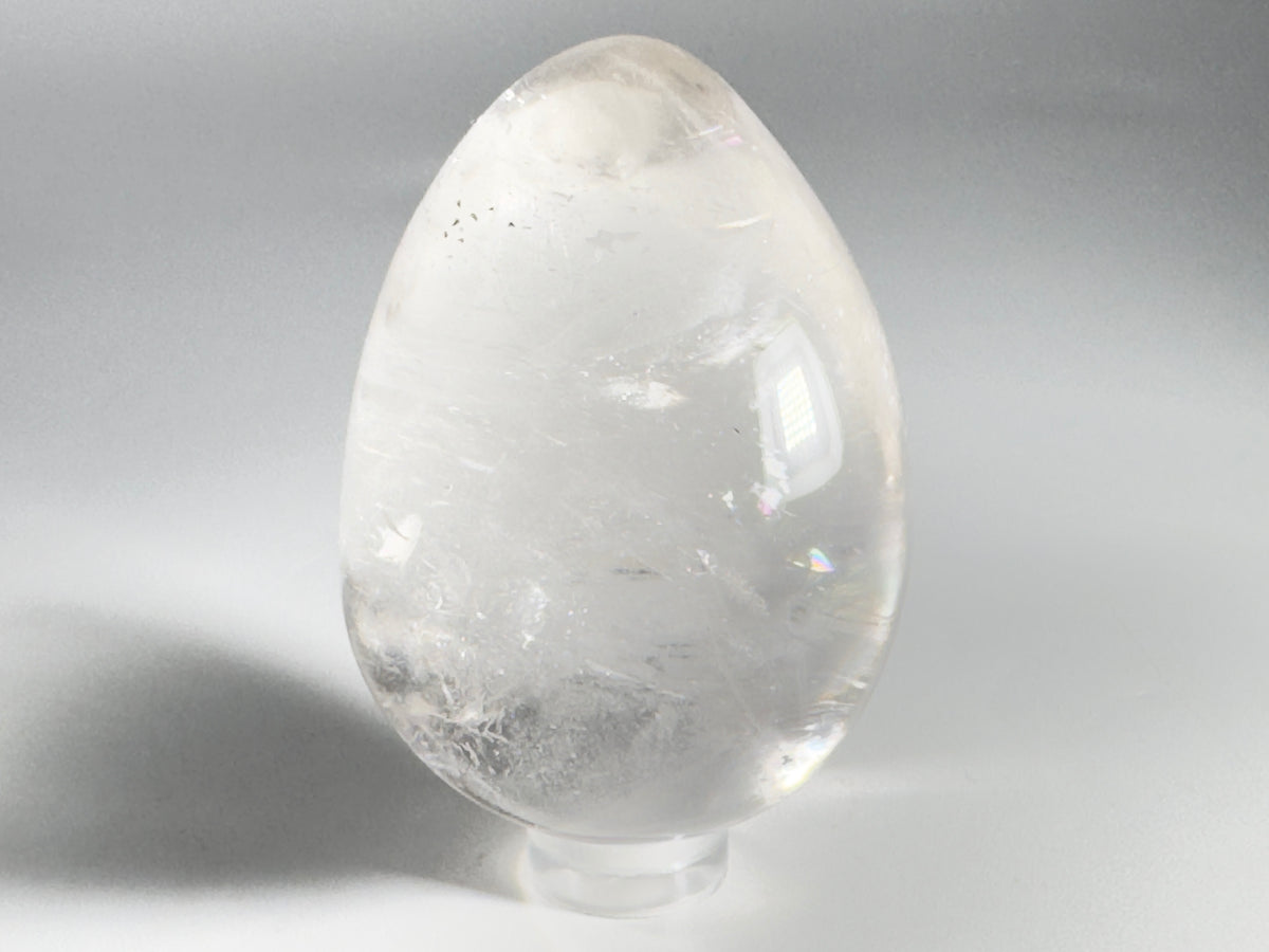 Clear Quartz Crystal Egg 6cm