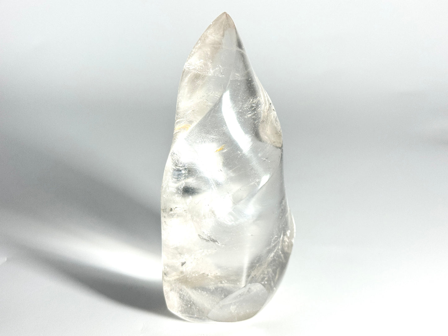 Clear Quartz Crystal Flame Shape 9.8cm