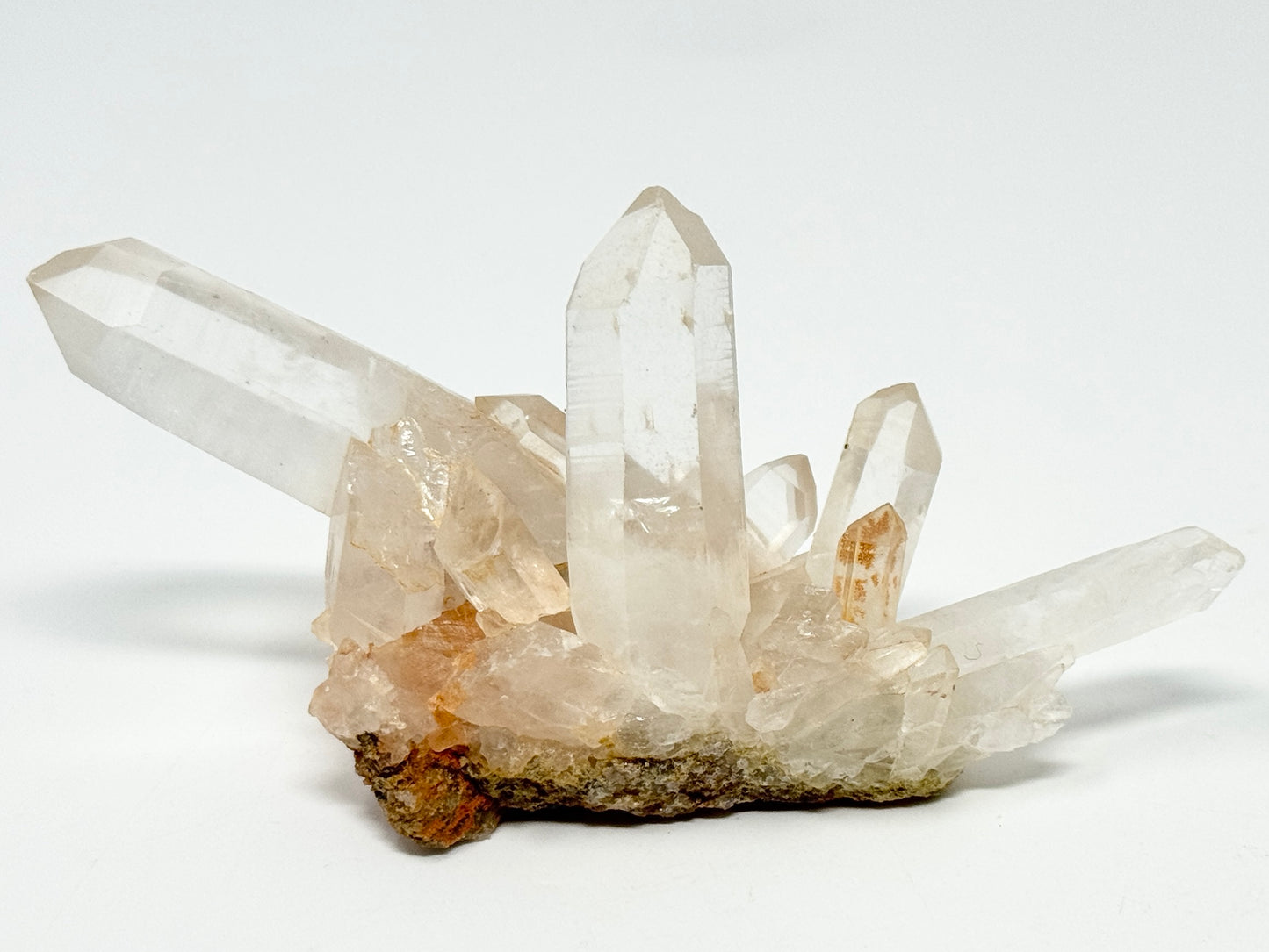 Clear Quartz Natural Crystal Group-12.3cm