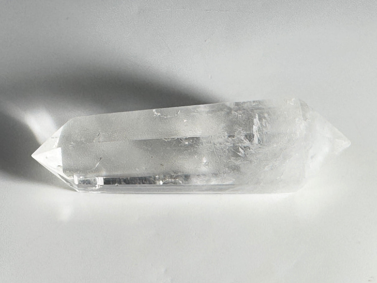 Clear Quartz Double Terminated Crystal Point 7.4cm