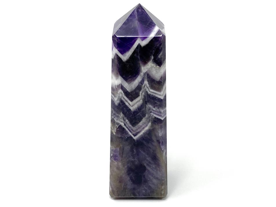 Large Chevron Amethyst Crystal Tower 13.1cm