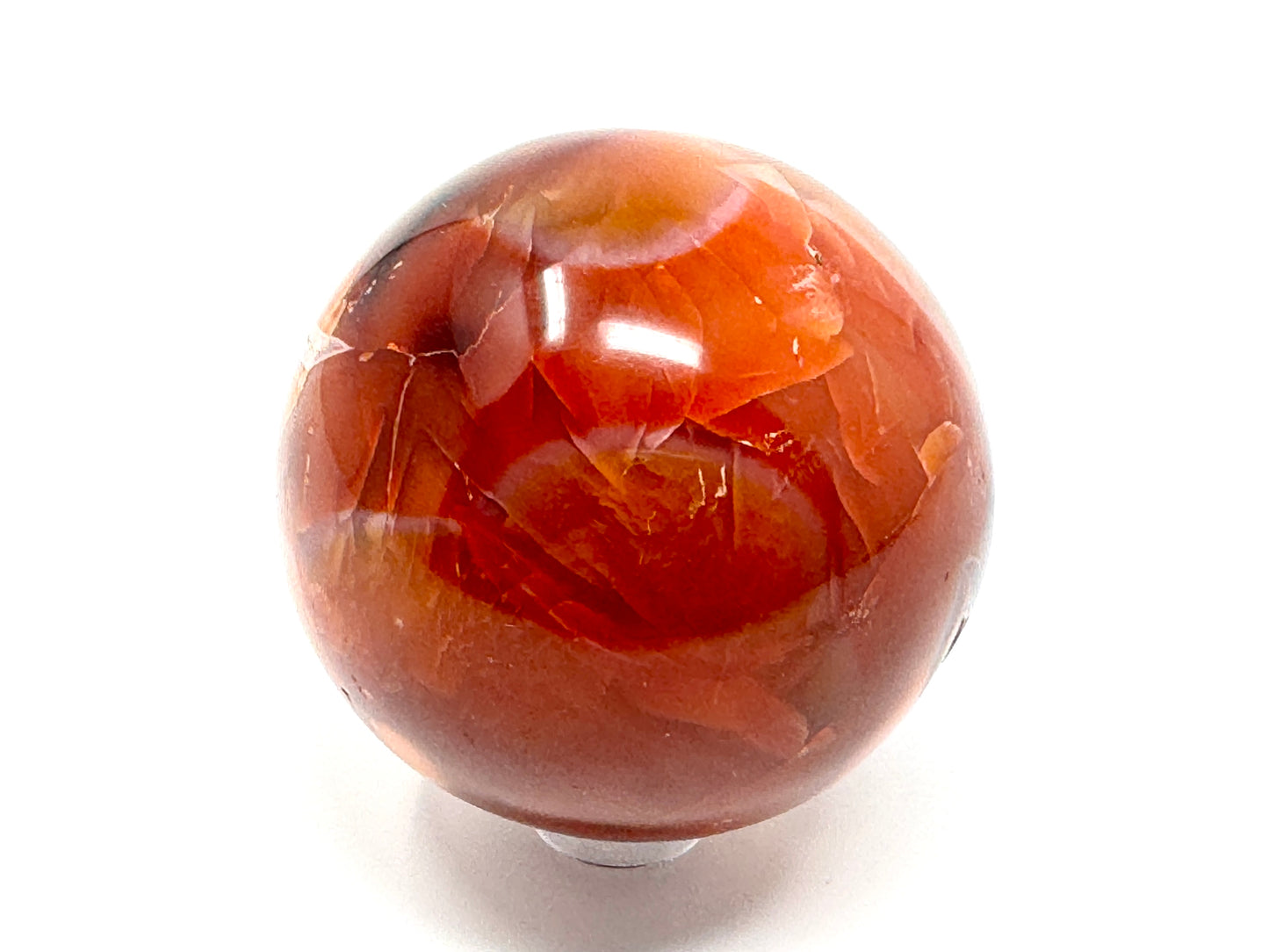 Druzy Carnelian Crystal Sphere 5.7cm