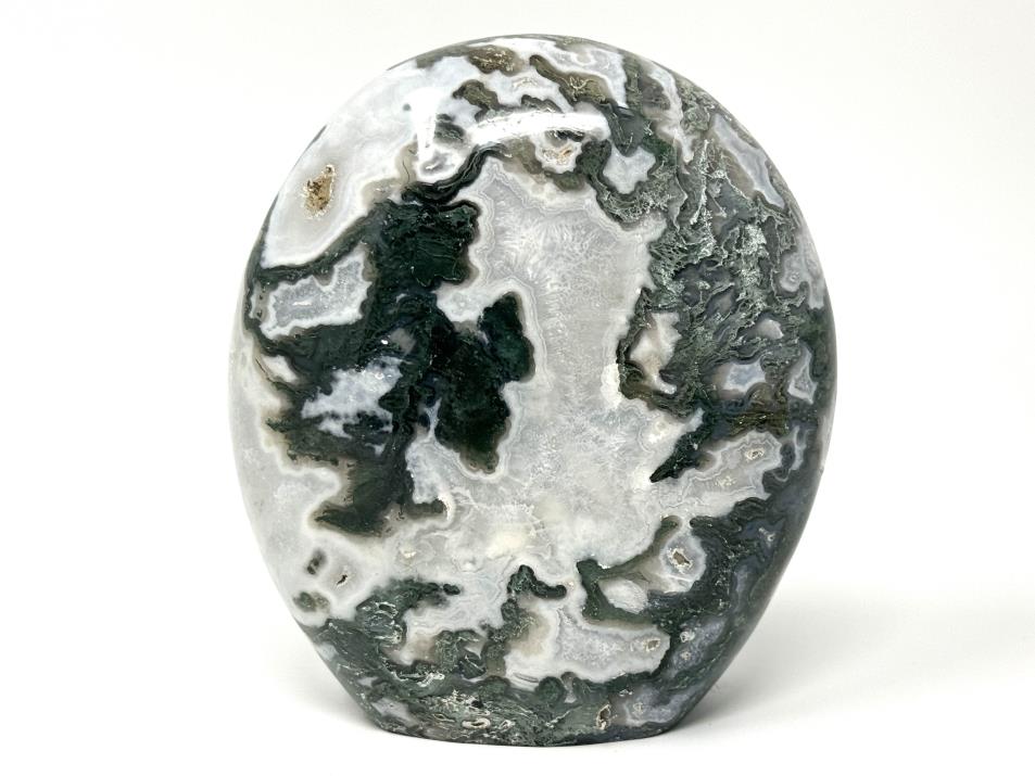 Large Druzy Moss Agate Crystal Freeform 12.5cm