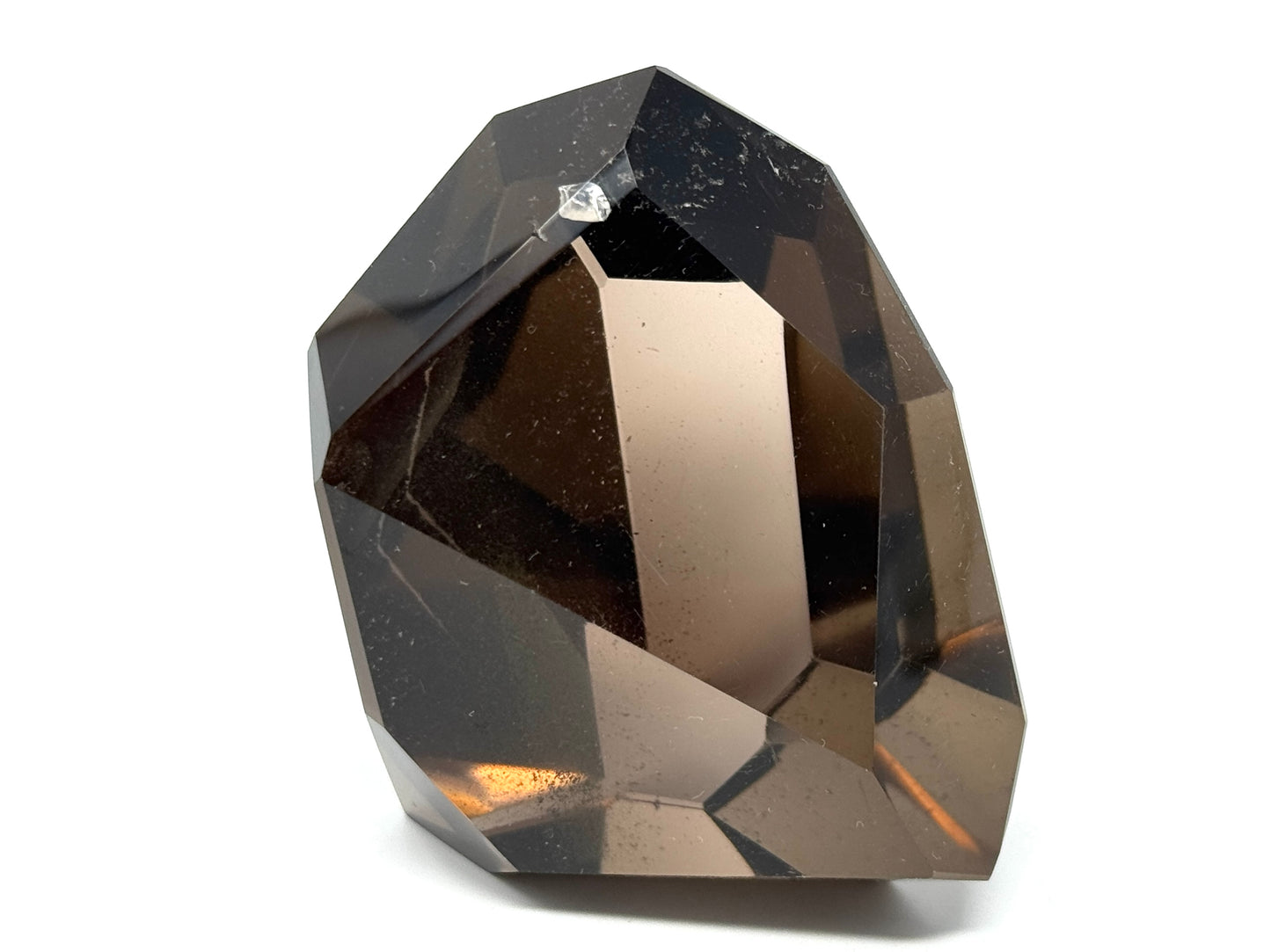 Smoky Quartz Faceted Crystal 6.6cm