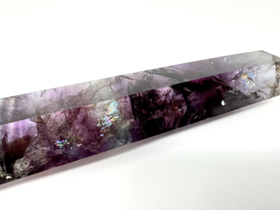 Large Purple Fluorite Crystal Wand 16cm