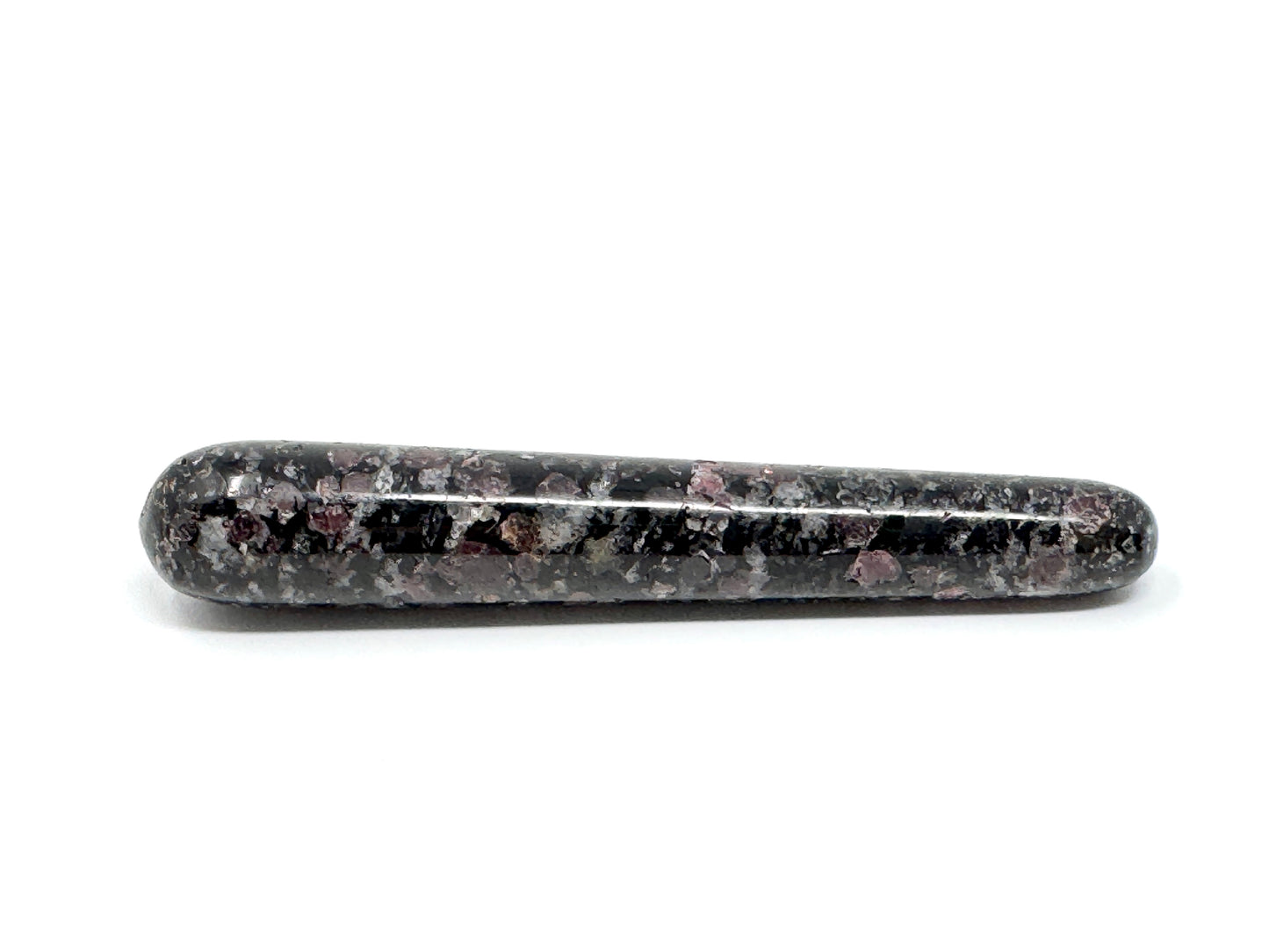 Garnet In Black Tourmaline Crystal Massage Wand 12.4cm