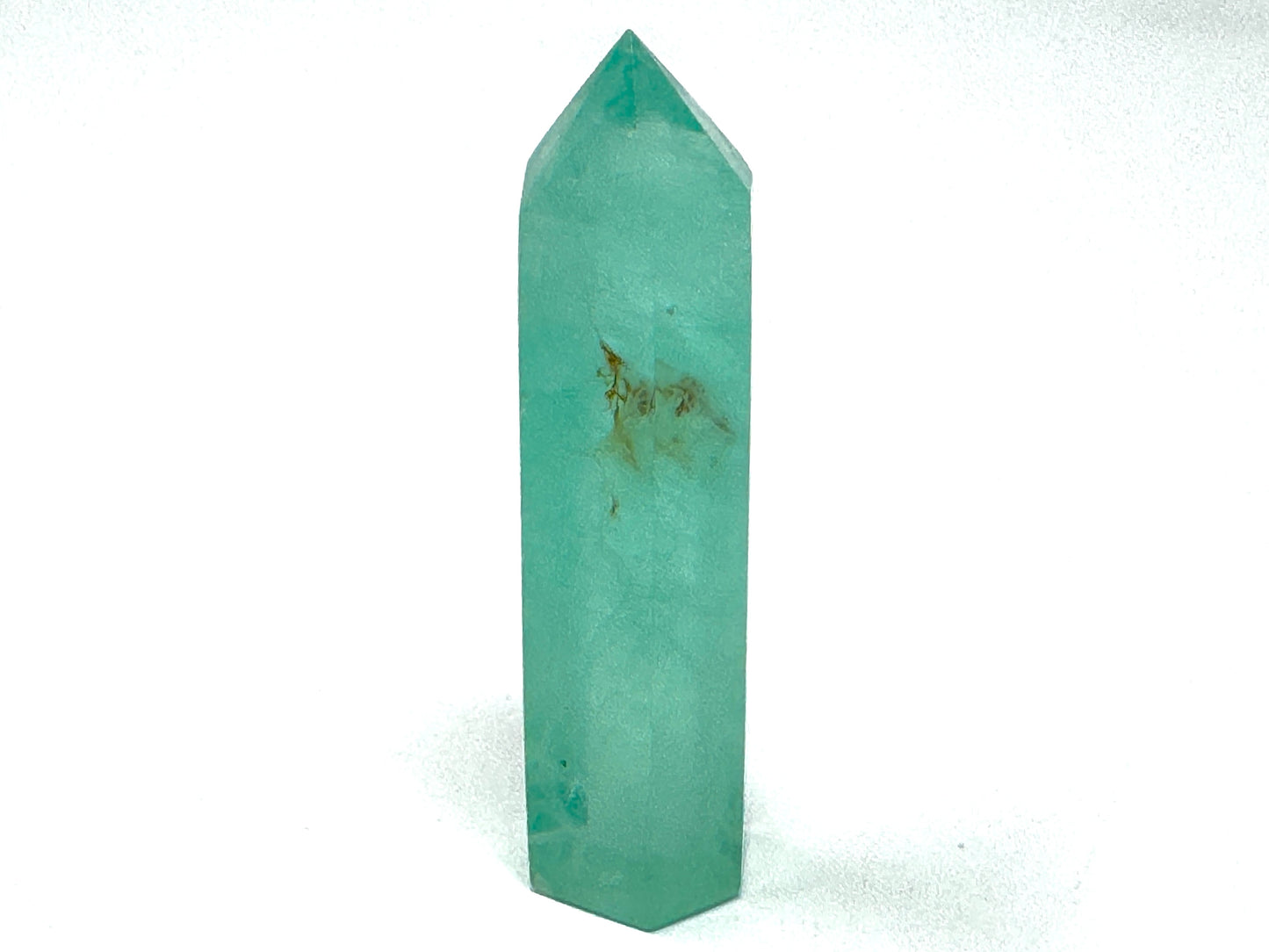 Green Fluorite Crystal Point 7.6cm