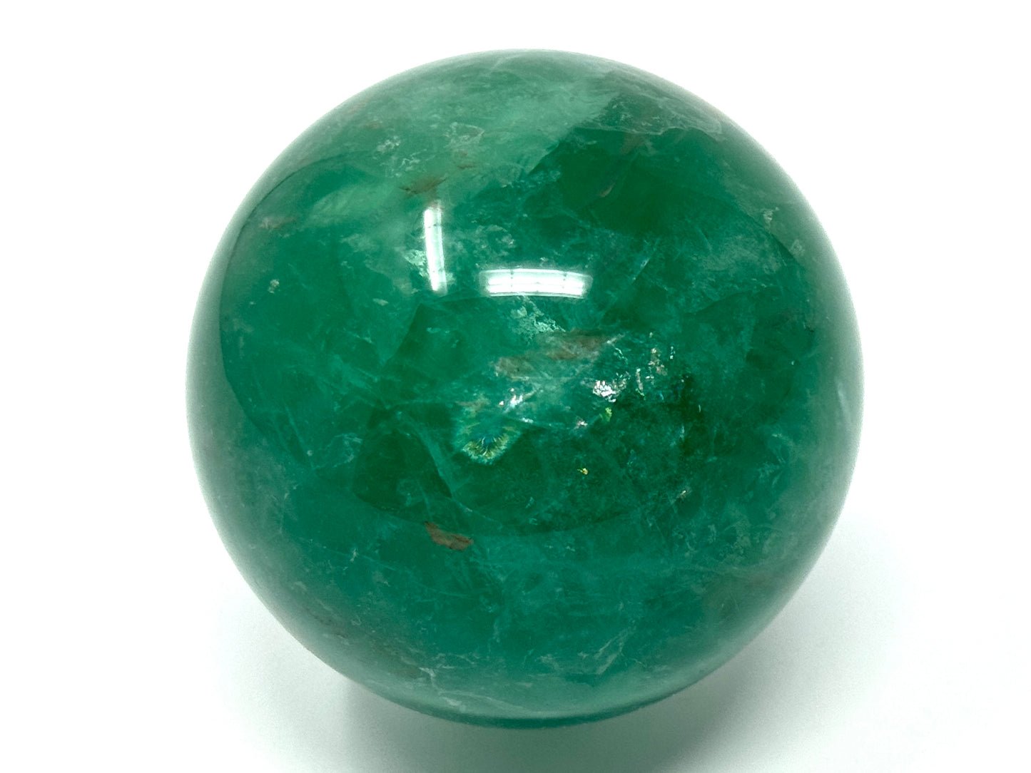 Green Fluorite Crystal Sphere 7.5cm