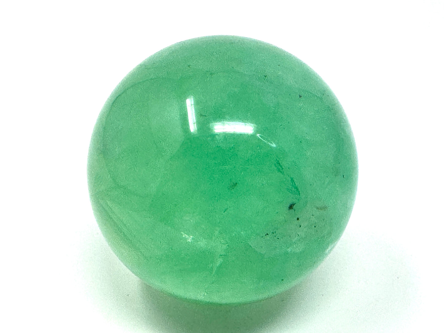 Large Green Fluorite Crystal Sphere 7.8cm