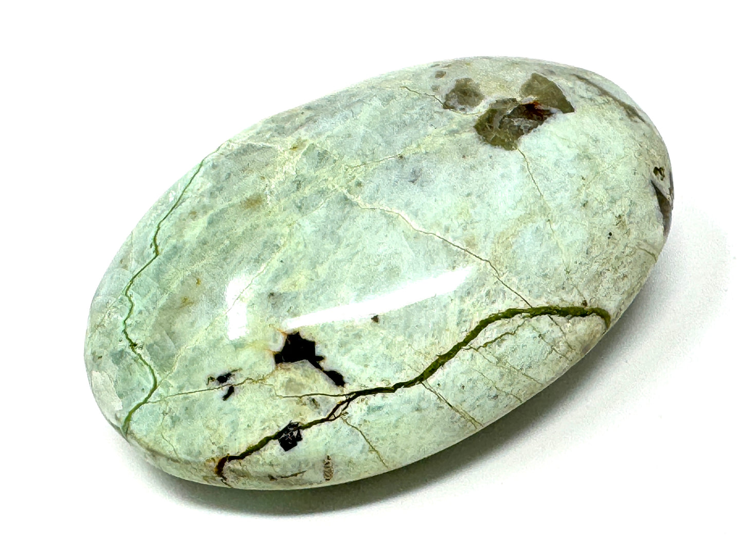 Green Moonstone Crystal Pebble 6.2cm