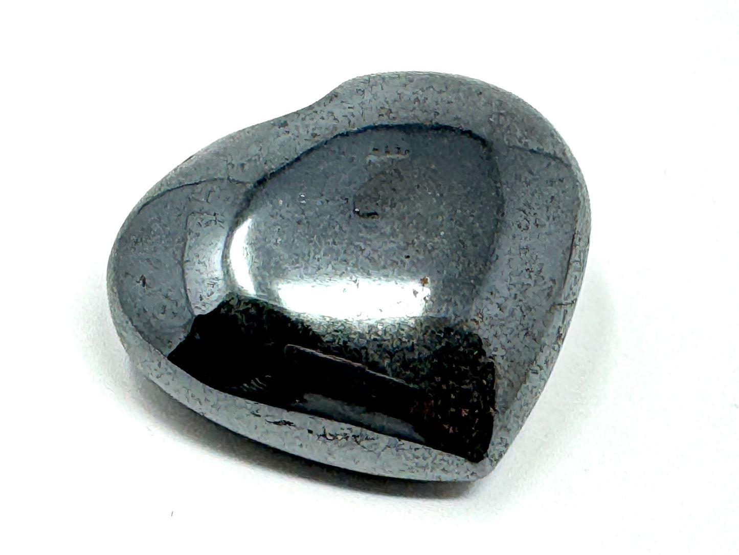 Hematite Crystal Heart 5.4cm