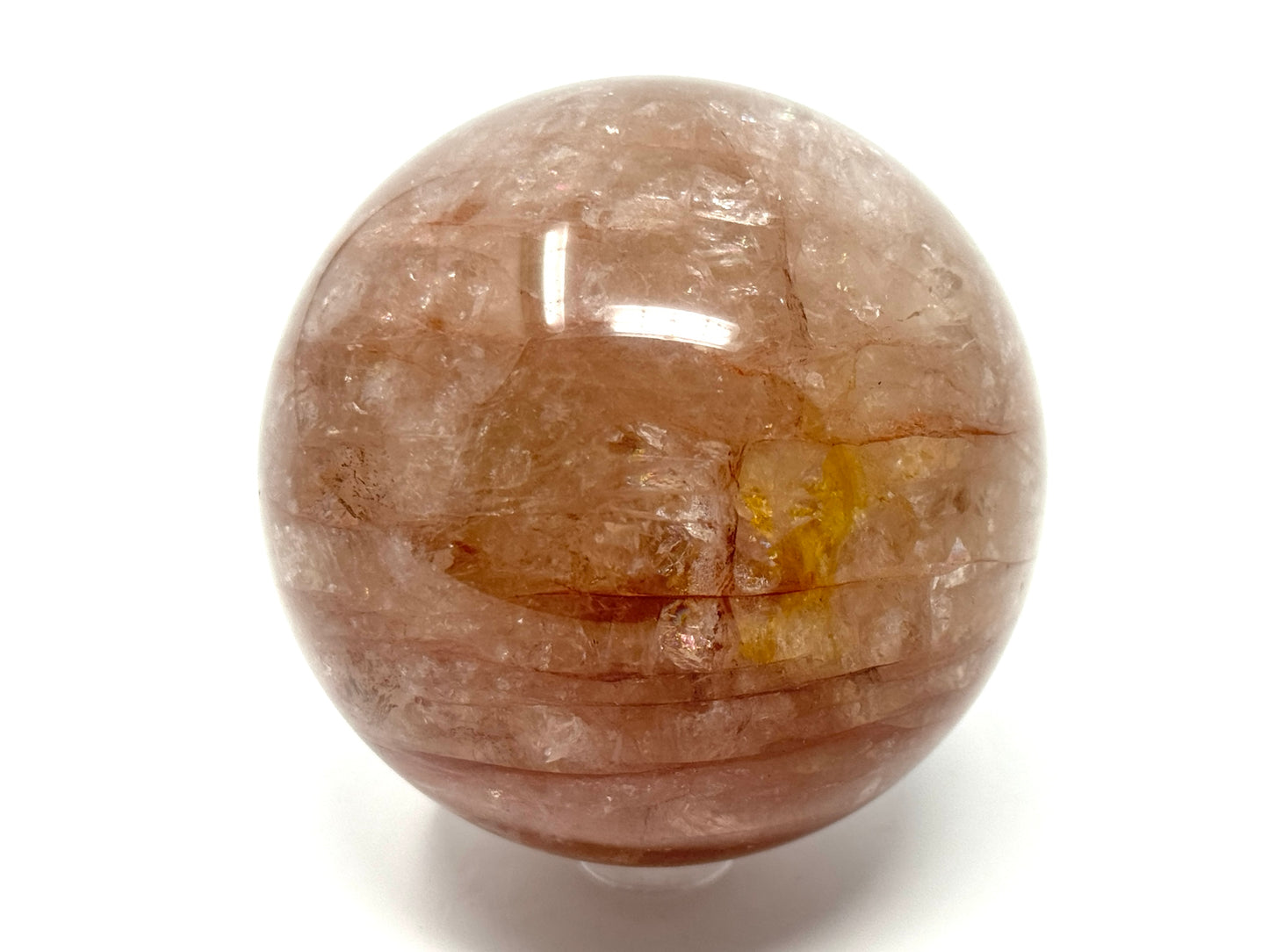 Hematoid Quartz Crystal Sphere 7.1cm