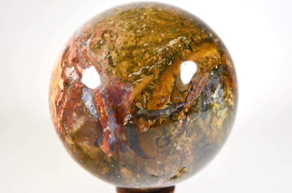 Large Jasper Crystal Sphere 10.8cm