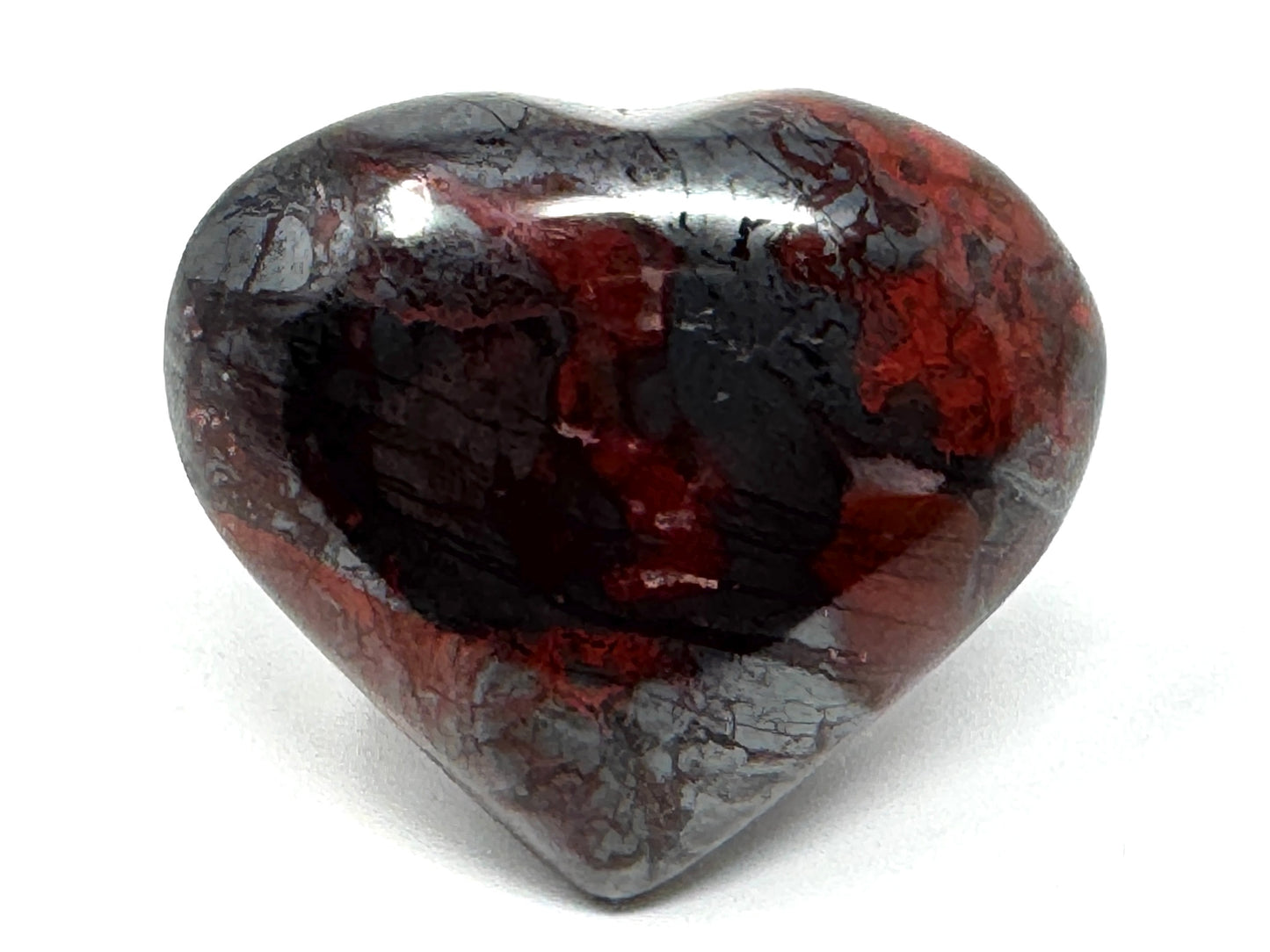 Jaspilite Crystal Heart 5.6cm