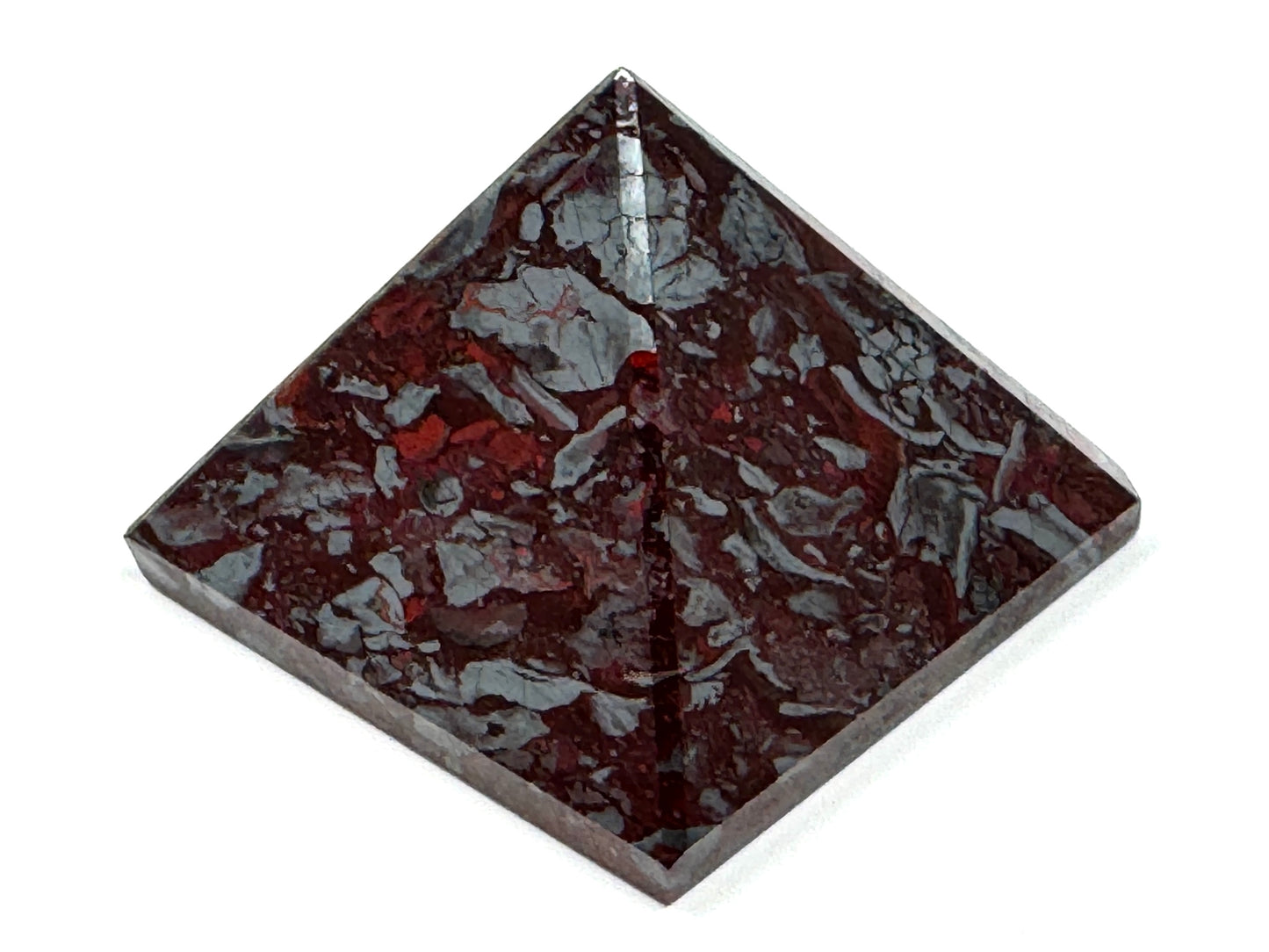 Jaspilite Crystal Pyramid 5.7cm